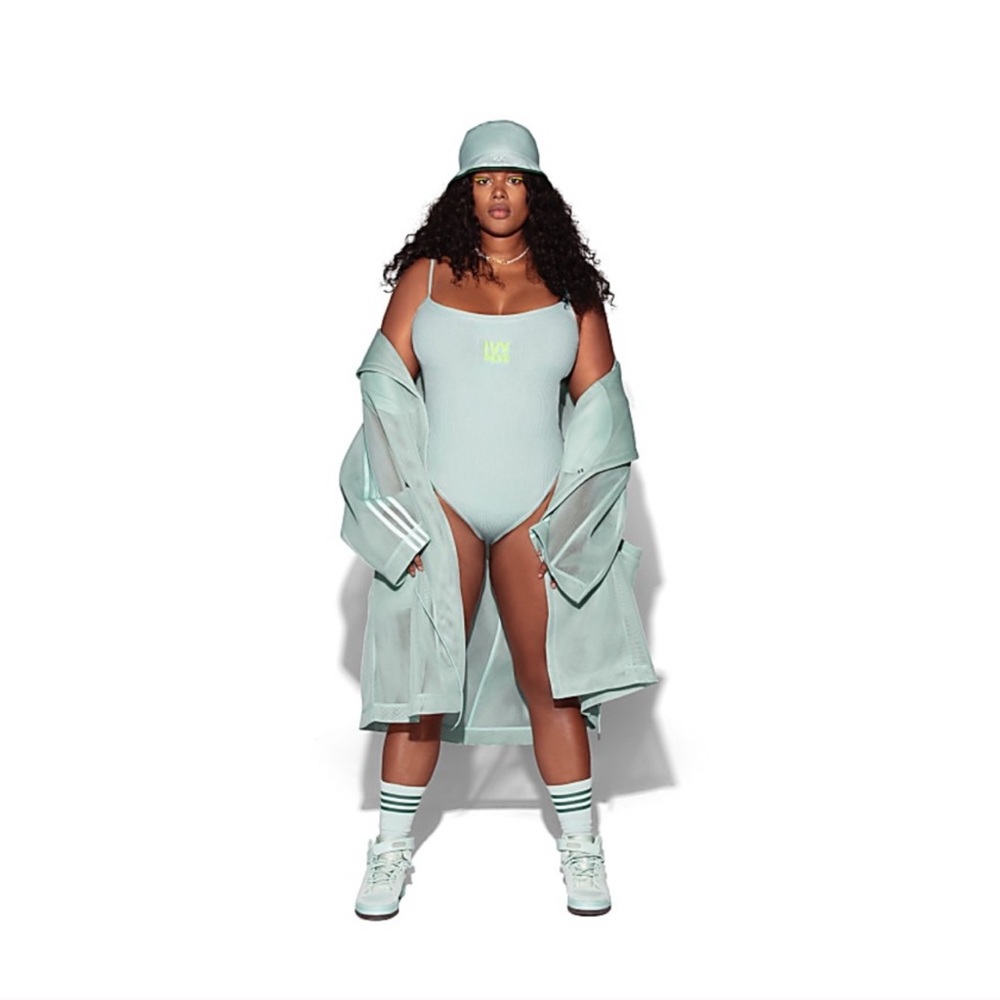 NWT Adidas x Ivy Park Body Suit Mint/Dark Green